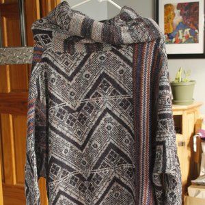 Free People Knit Long-Sleeve Poncho NWOT